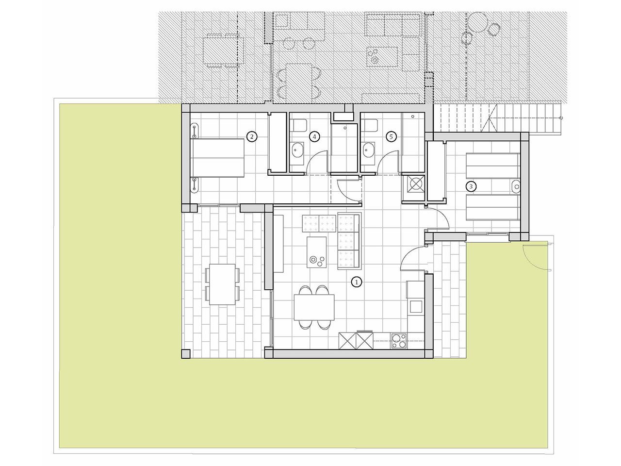 Erdgeschoss-Appartements mit 2 Schlafzimmern 2 Bädern, privatem Garten und Gemeinschaftspool in sehr schöner Golfanlage