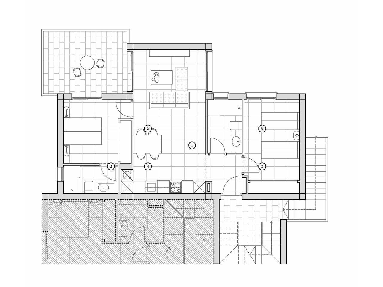 Obergeschoss-Appartements mit 2 Schlafzimmern 2 Bädern, Dachterrasse und Gemeinschaftspool in sehr schöner Golfanlage