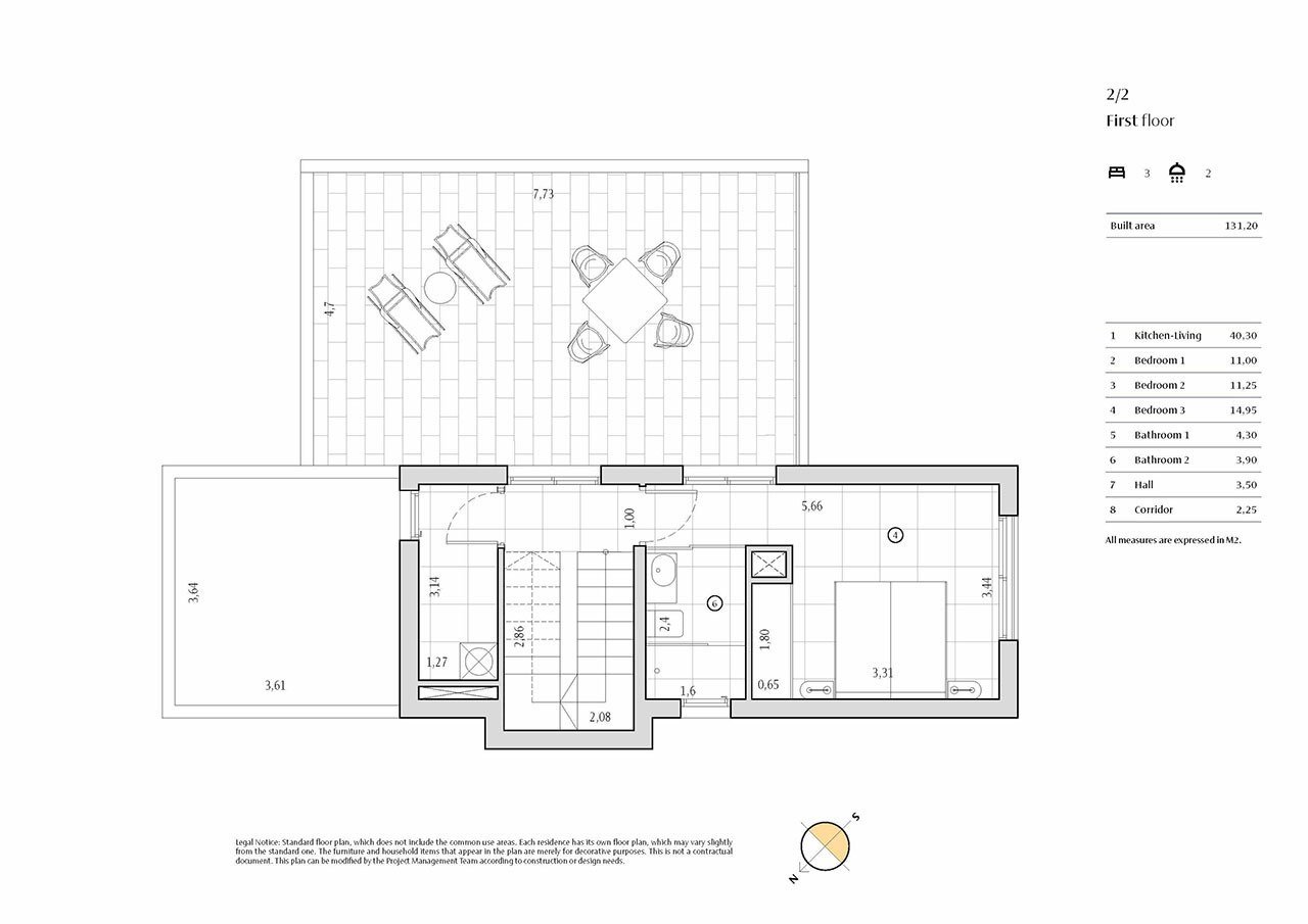 Wunderschöne Villen mit 3 Schlafzimmern, 2 Bädern, Dachterrasse und Privatpool im La Finca Golf Resort