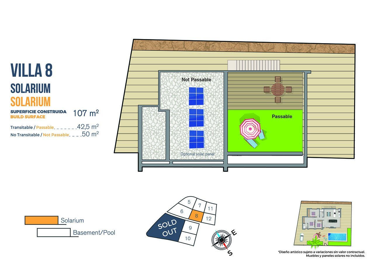 Exklusive Villen mit 3 - 4 Schlafzimmern, Privatpool und Dachterrasse mit Meerblick in wunderschöner Umgebung