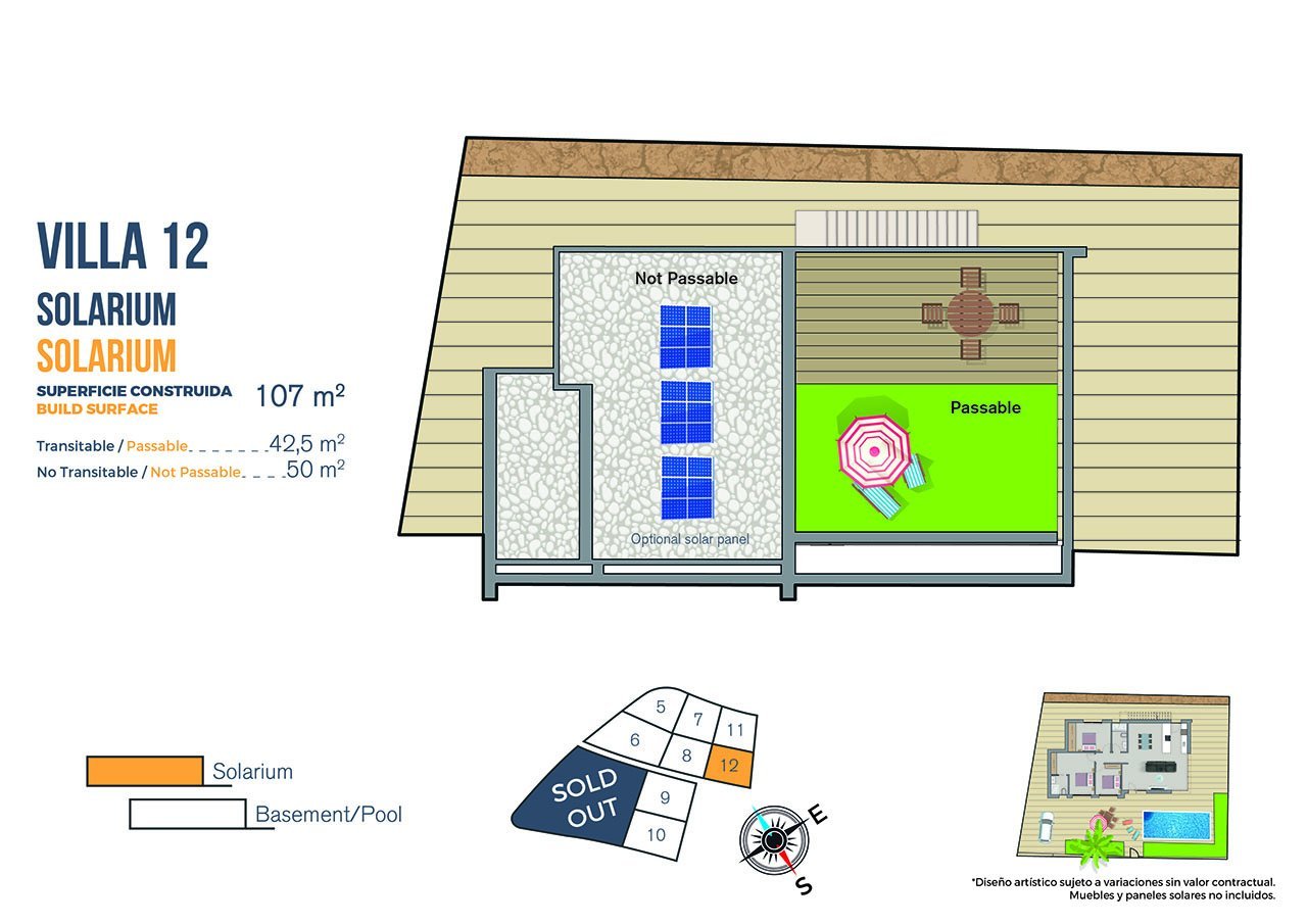 Exklusive Villen mit 3 - 4 Schlafzimmern, Privatpool und Dachterrasse mit Meerblick in wunderschöner Umgebung