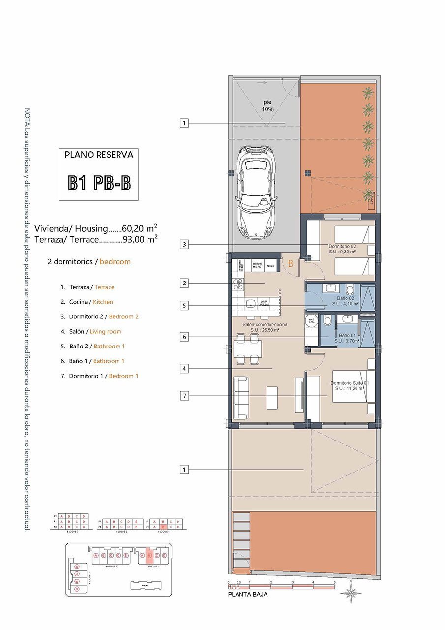 Appartements mit 2 Schlafzimmern, 2 Bädern, Vorinstallation Klimaanlage, Gemeinschaftspool und Kfz-Stellplatz neben dem Golfplatz von La Serena Golf