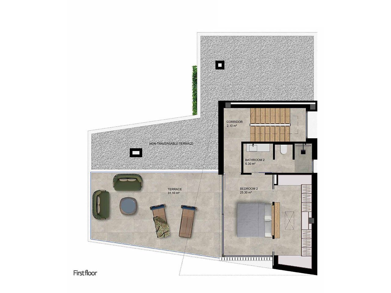 Fantastische und großzügige Villen mit 4 Schlafzimmern, 4 Bädern, Gäste-WC, Garage, Privatpool und Meerblick