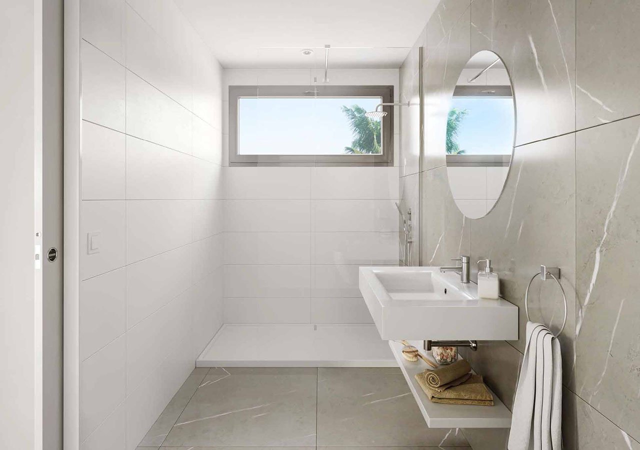 Fantastische Wohnungen mit 1 Schlafzimmern, 1 Badezimmer, Klimaanlage, Tiefgaragenstellplatz, Gemeinschaftspool und Meerblick