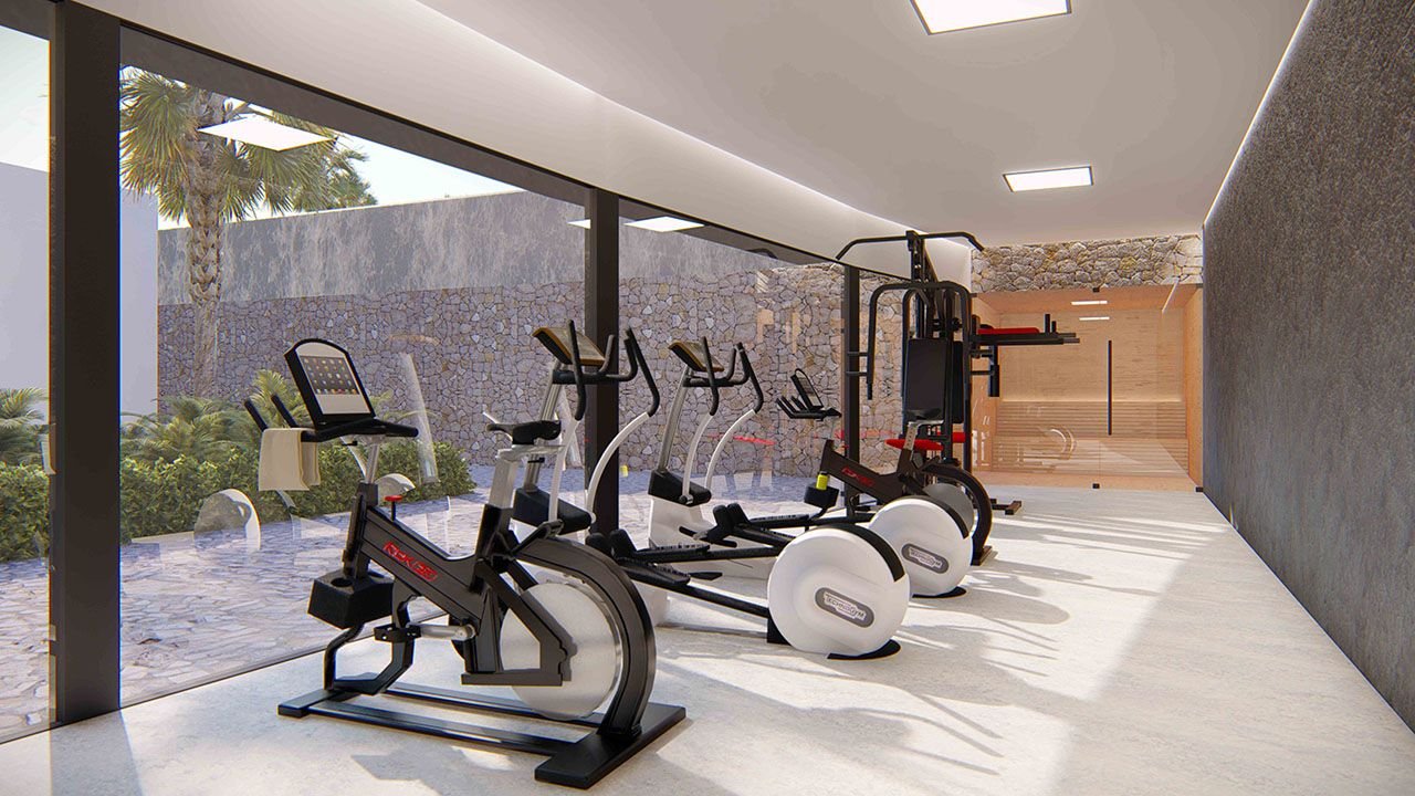 Fantastische Erdgeschoss-Wohnungen mit Meerblick und Privatpool in wunderschöner Anlage mit beheiztem Innenpool und Sauna