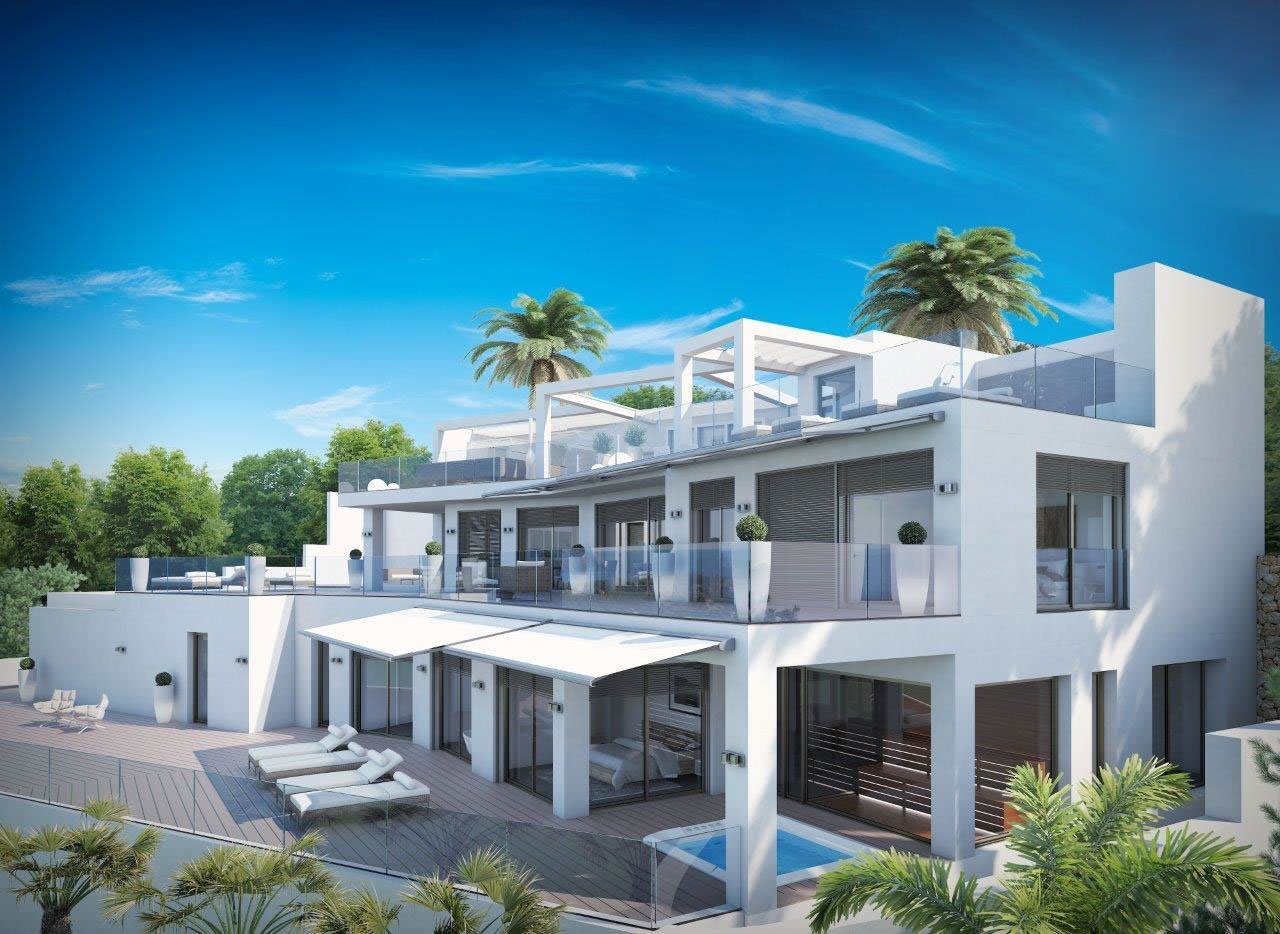 Luxusvilla mit gigantischer Aussicht von Benitachell bis Calpe