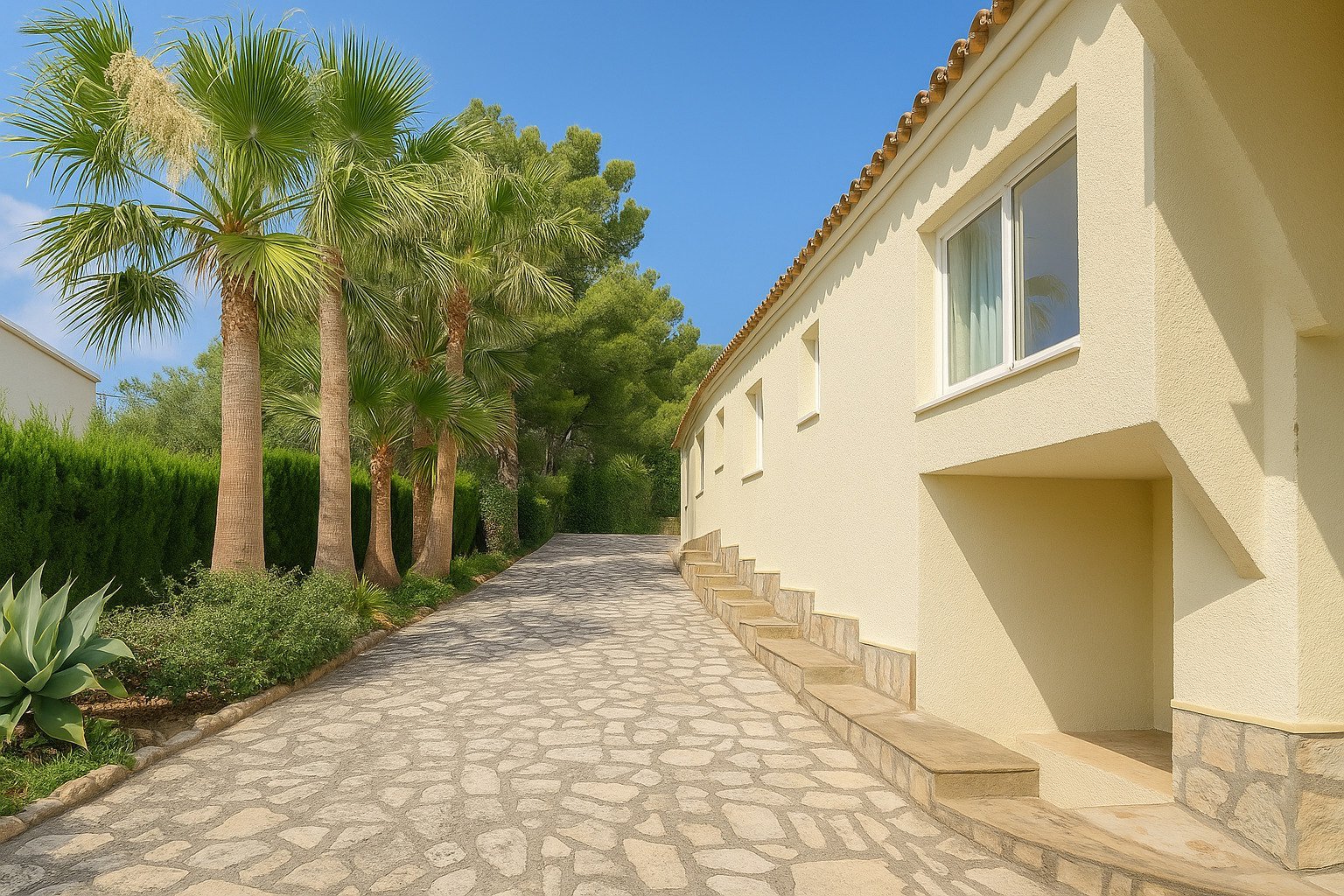 Villa in La Sella mit 4 Schlafzimmern, 4 Bädern, Touristenlizenz sowie Golf- und Meerblick