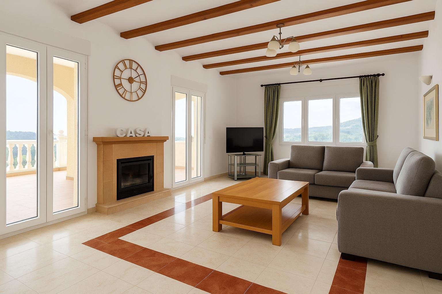 Villa in La Sella mit 4 Schlafzimmern, 4 Bädern, Touristenlizenz sowie Golf- und Meerblick