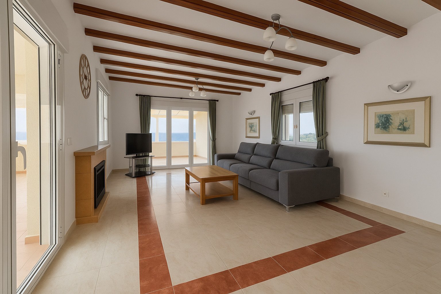 Villa in La Sella mit 4 Schlafzimmern, 4 Bädern, Touristenlizenz sowie Golf- und Meerblick