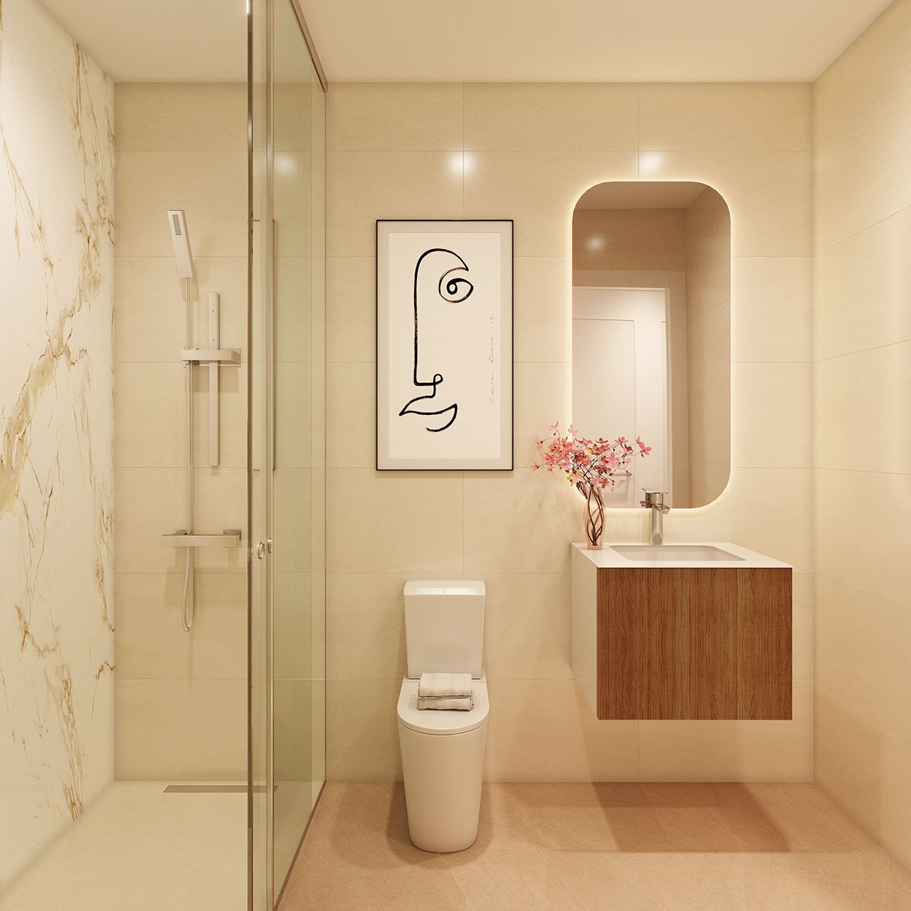 Wunderschöne Wohnungen mit 2 Schlafzimmern, 2 Bädern, Tiefgaragenstellplatz und Gemeinschaftspool