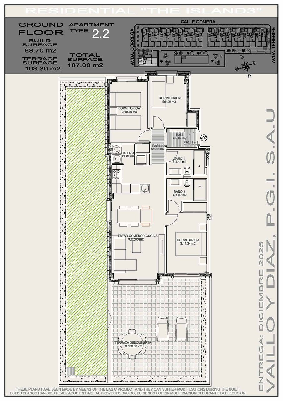 Erdgeschoss-Wohnungen mit 3 Schlafzimmern, 2 Bädern, Tiefgaragenstellplatz und Gemeinschaftspool