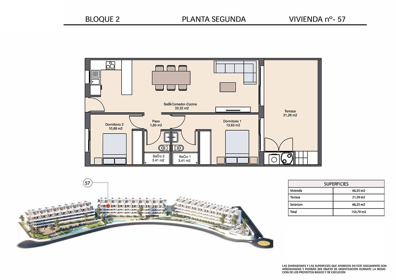 Penthouse-Wohnungen mit 2 Schlafzimmern, 2 Bädern, Dachterrasse, Gemeinschaftspools und Meerblick