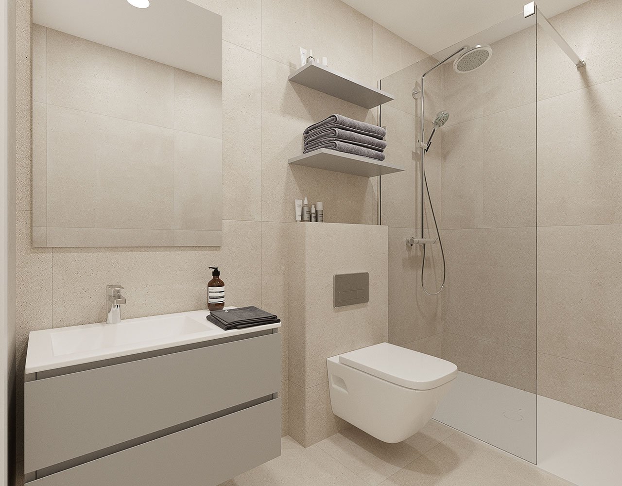 Penthouse-Wohnungen mit 3 Schlafzimmern, 2 Bädern, Vorinstallation Klimaanlage, Kfz-Stellplatz, Meerblick und Gemeinschaftspool nur 100 m vom Strand