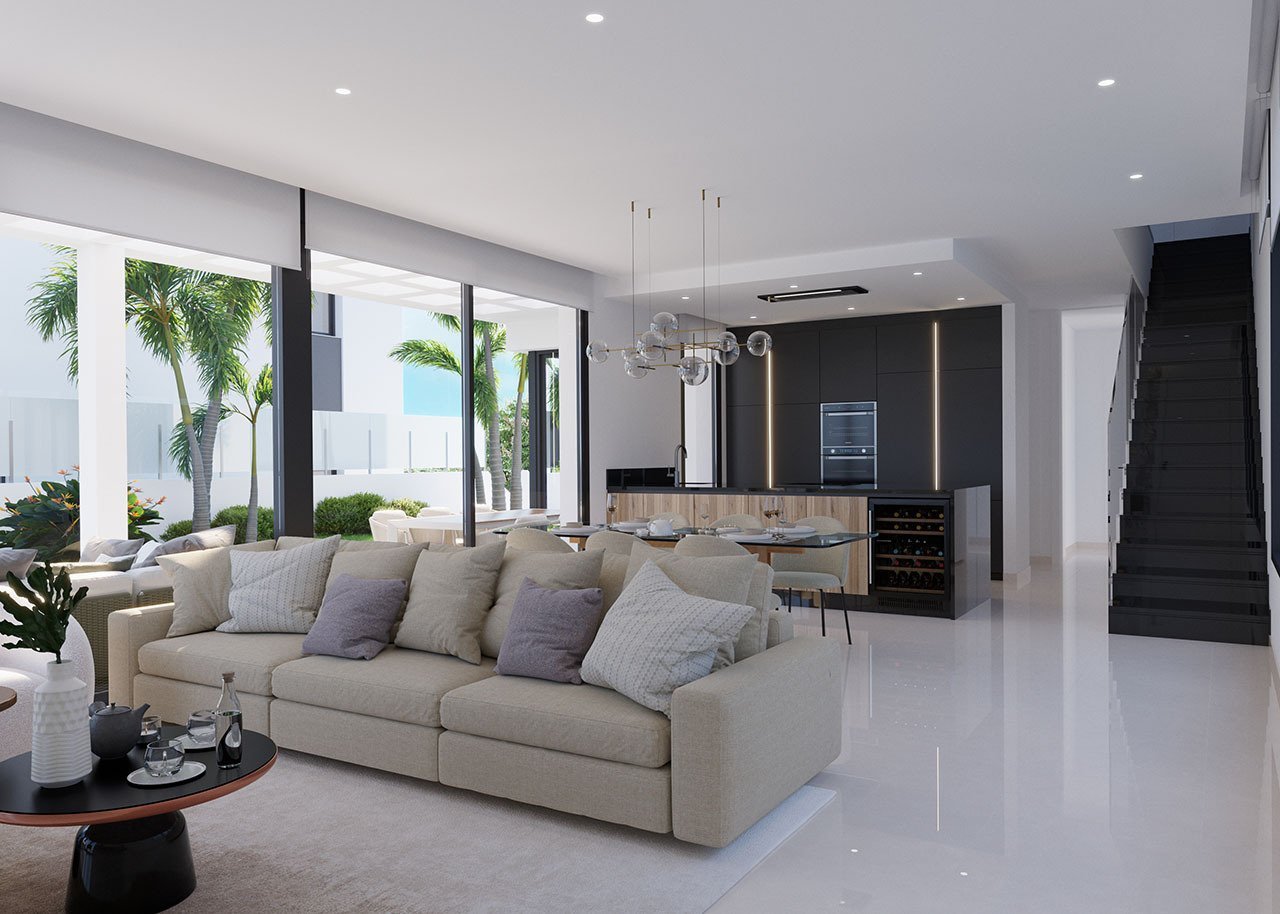 Exklusive Villen mit 3 Schlafzimmern, 3 Bädern, Privatpool, Keller/Garage und Meerblick