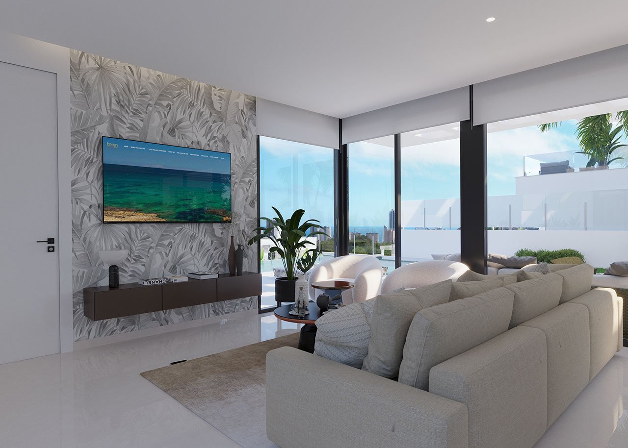 Exklusive Villen mit 3 Schlafzimmern, 3 Bädern, Privatpool, Keller/Garage und Meerblick