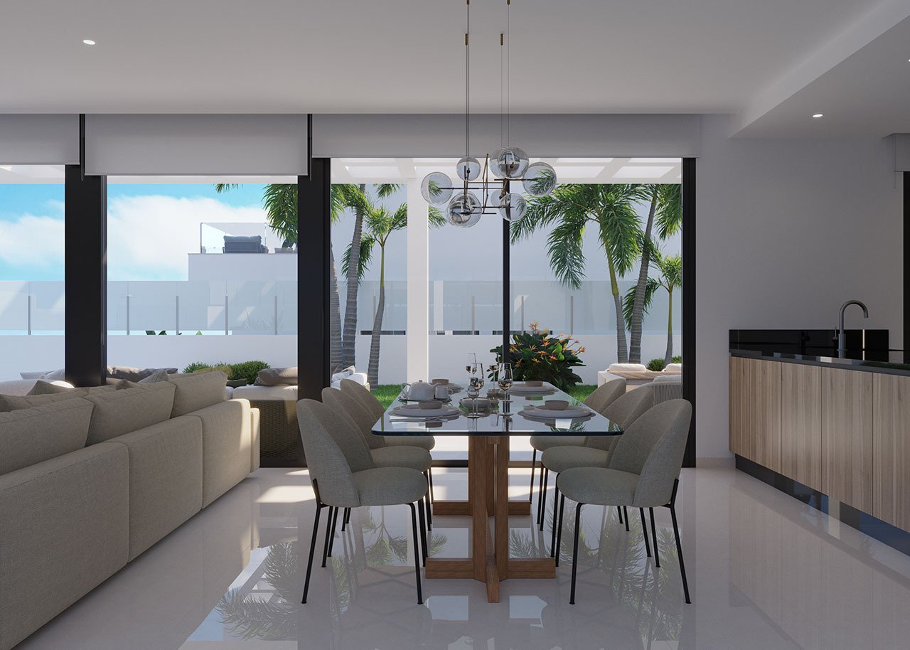 Exklusive Villen mit 3 Schlafzimmern, 3 Bädern, Privatpool, Keller/Garage und Meerblick